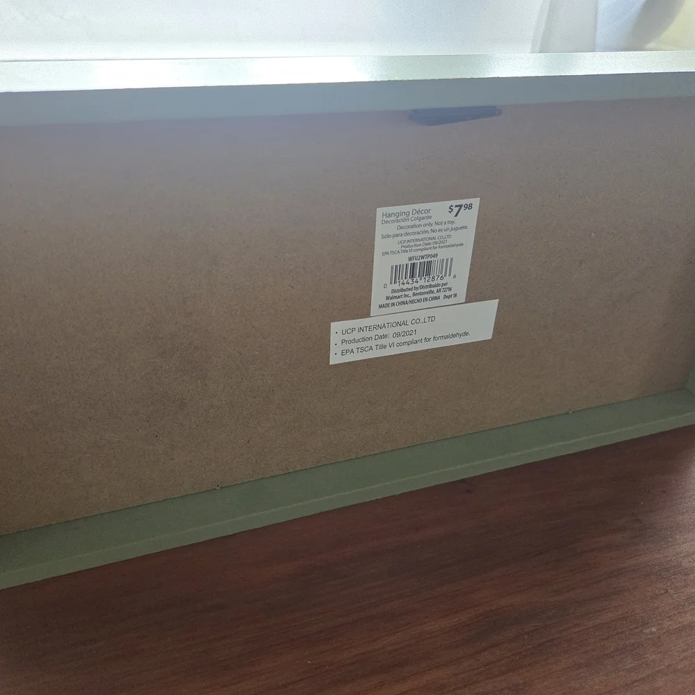 Target Green and Beige Home Decor Sign